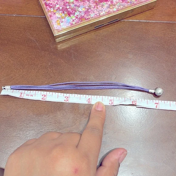 Pandora cord multi strand bracelet Violet - Picture 4 of 4